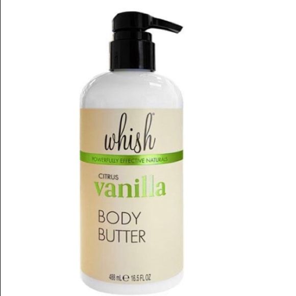 whish Bath & Body Leftwhish Citrus Vanilla Body Butter 165 Oz